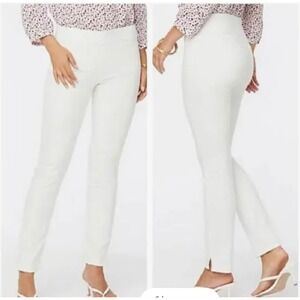 NWT NYDJ Pull On Skinny Ankle Jeans Pants‎ Size 14 Optic White NEW